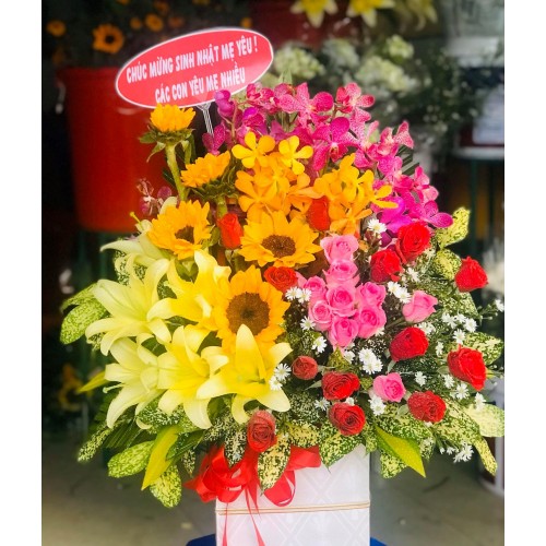 Bộ sưu tập mẫu hoa mừng sinh nhật ở huyện Bình Sơn