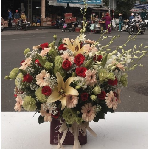 Bộ sưu tập mẫu hoa mừng sinh nhật thành phố Quảng Ngãi