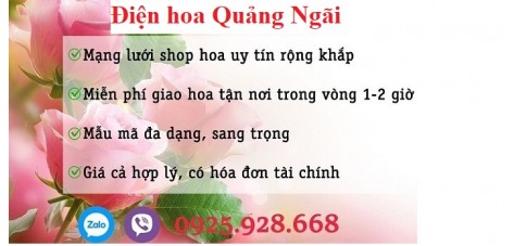 Shop hoa Quảng Ngãi