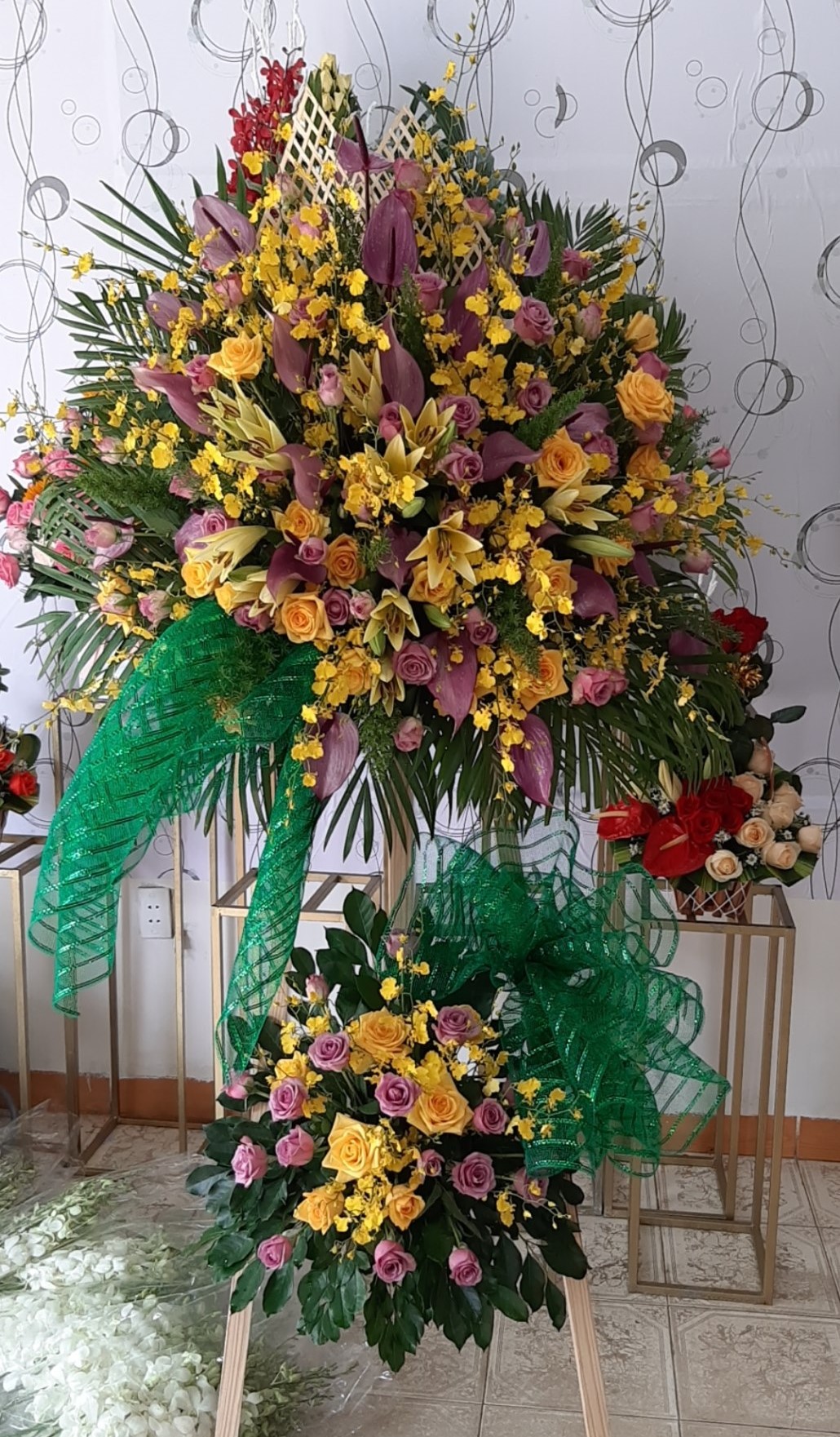 Hoa viếng đám tang Vũng Tàu