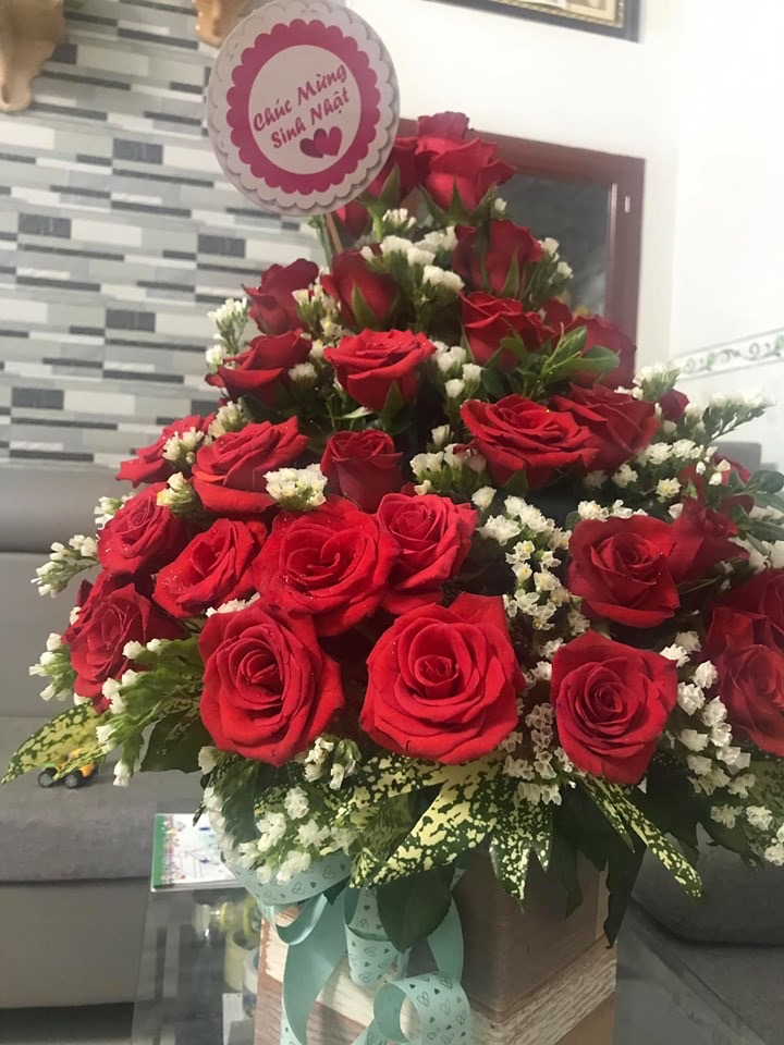 Mẫu giỏ hoa sinh nhật Mẹ đẹp nhất Shop hoa tươi đẹp tại Hà Nội giao hoa  nhanh trong 2h