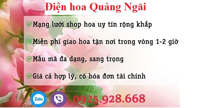 Shop hoa thành phố Quảng Ngãi